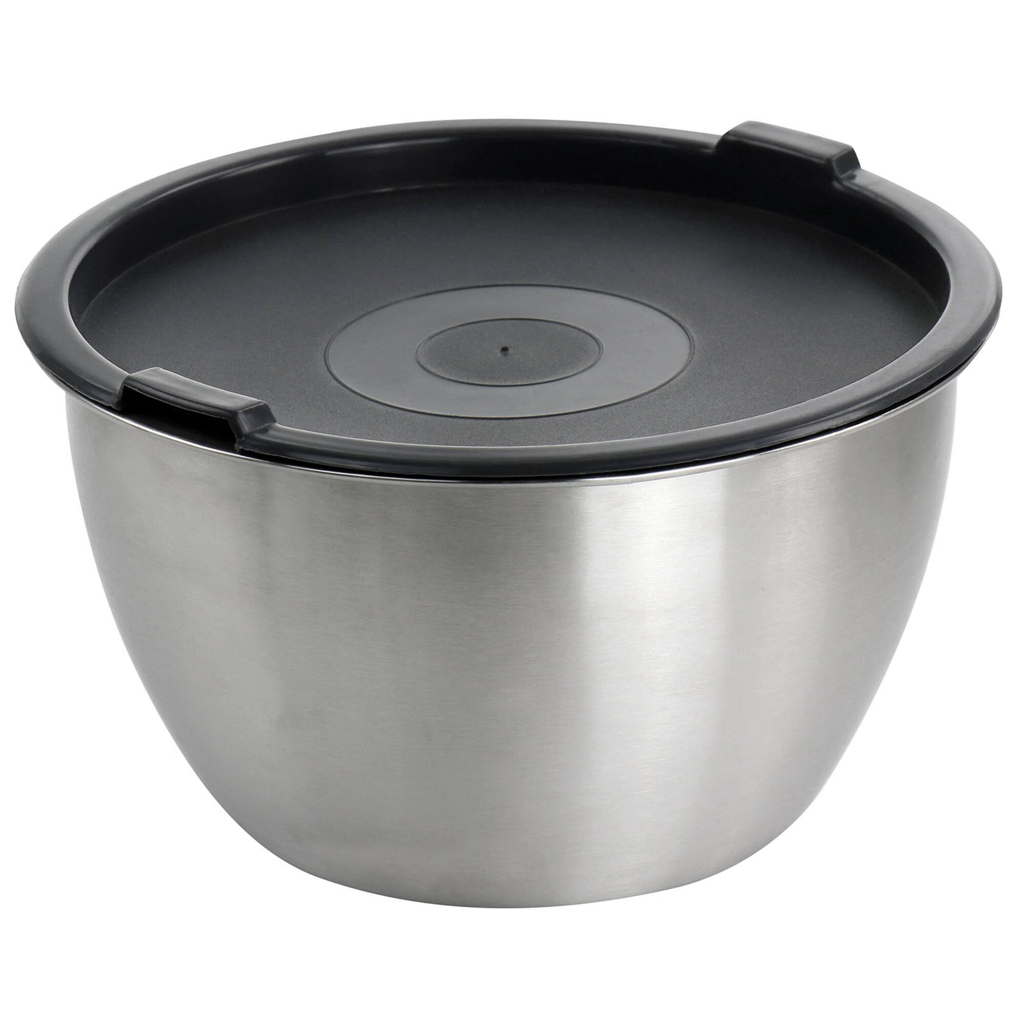 Martha Stewart Everyday 3qt. Stainless Steel Mixing Bowl with Plastic Lid